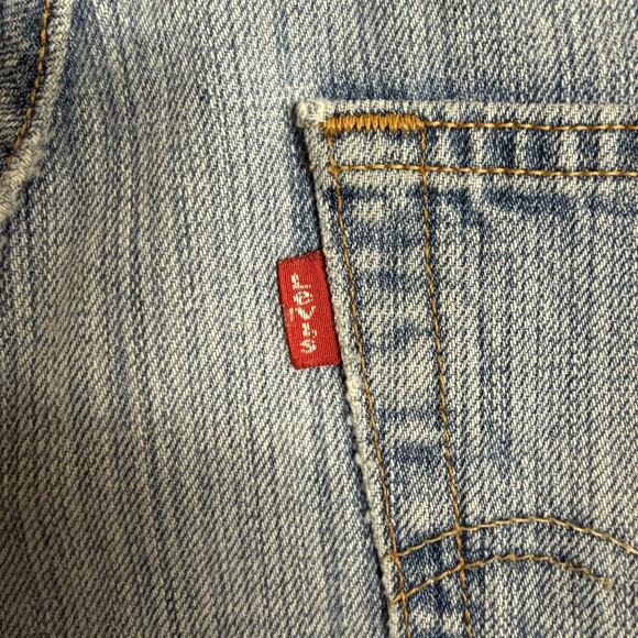 Vintage Levis 529 Jeans Mens 32x32 Blue Low Rise Straight Relaxed Baggy Distress - Picture 8 of 15